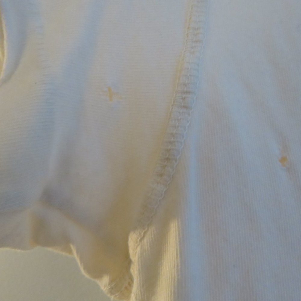 MADEWORN Blondie Distressed Pink Glitter Off White Cotton Graphic Tee T Shirt M - Picture 5 of 14